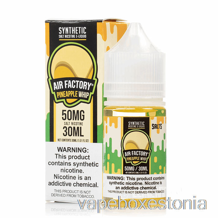 Vape Box Estonia Ananassi Piitsa Soolad - õhutehase E-vedelikud - 30ml 50mg